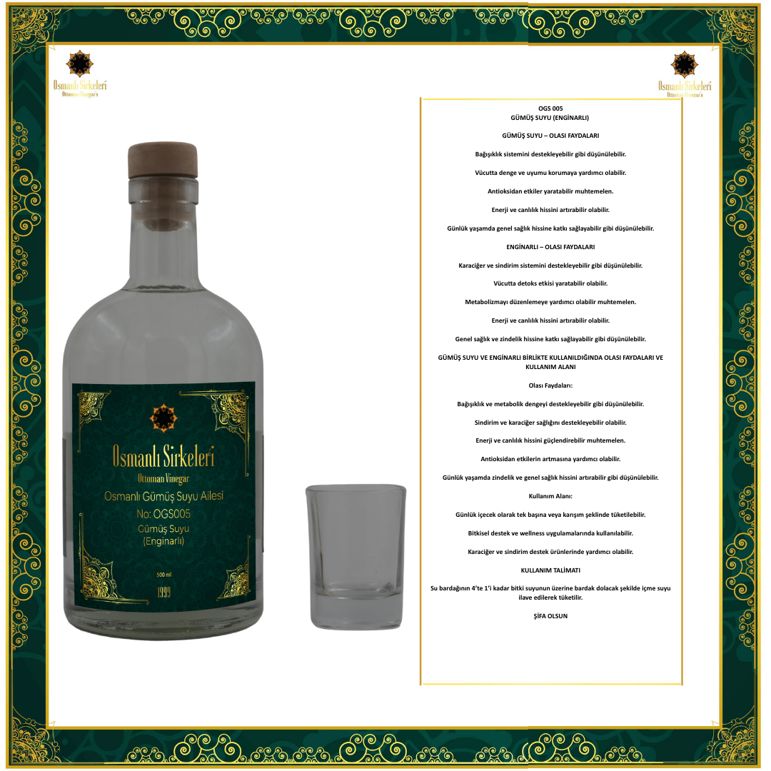 OGS 005  GÜMÜŞ SUYU (ENGİNARLI)