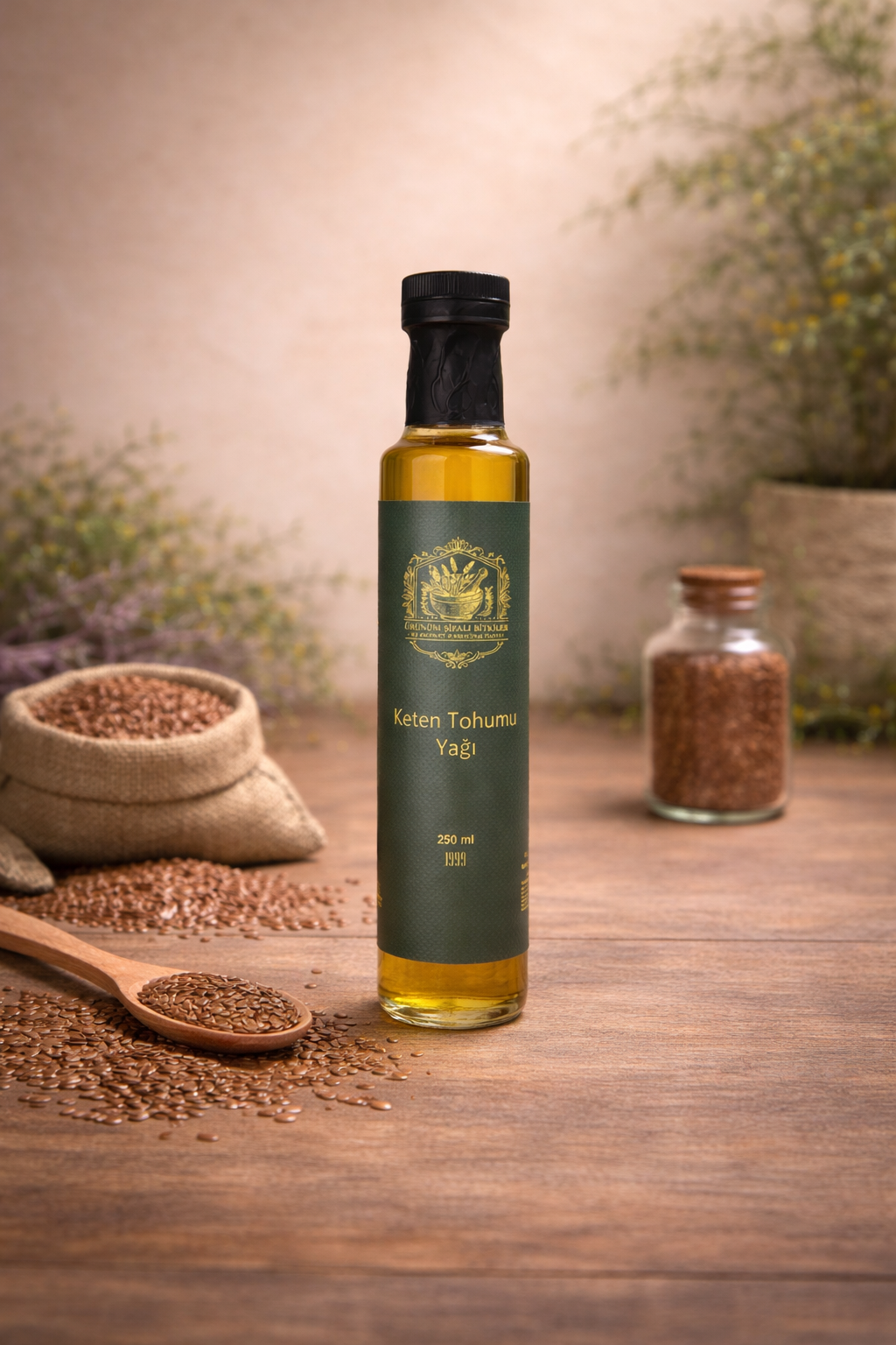 OBY 033  KETEN TOHUMU YAĞI 250ML