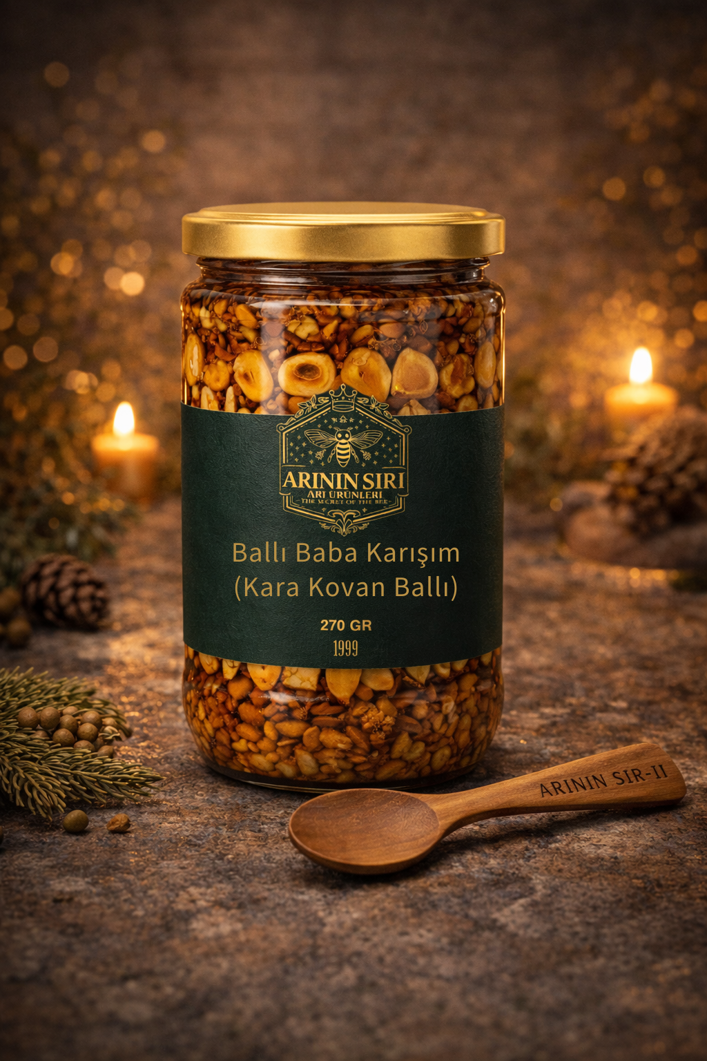 OKM 009 BALLI BABA KARIŞIM (KARA KOVAN BALI)