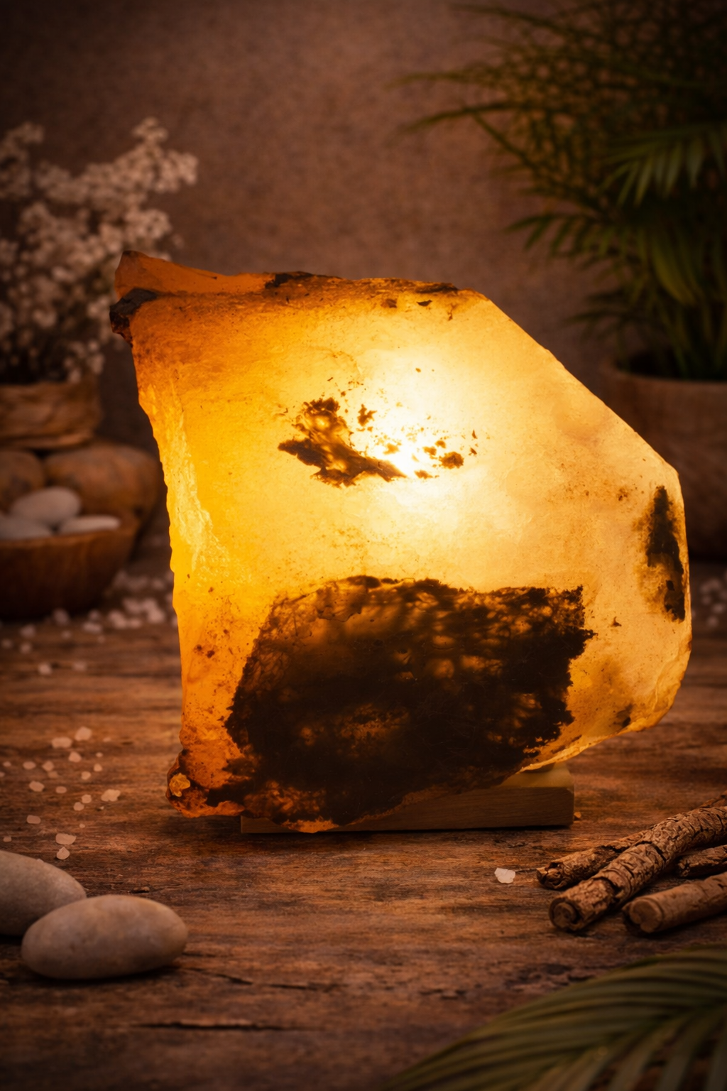 NTL033 KIRMIZI YÜKSEK KİLLİ TUZ GECE LAMBASI 7 KG