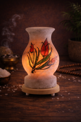 NTL055 KAPALI ÜÇ KIRMIZI LALE VAZO TUZ LAMBA 4 KG