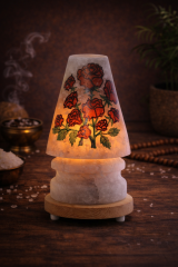 NTL058 KIRMIZI GÜL DİYARI ÇANKIRI TUZU LAMBASI 4 KG