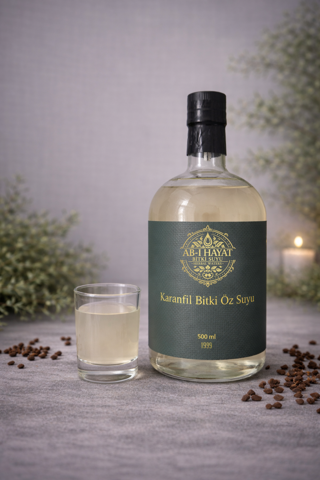 AHB009  KARANFİL BİTKİ ÖZ SUYU