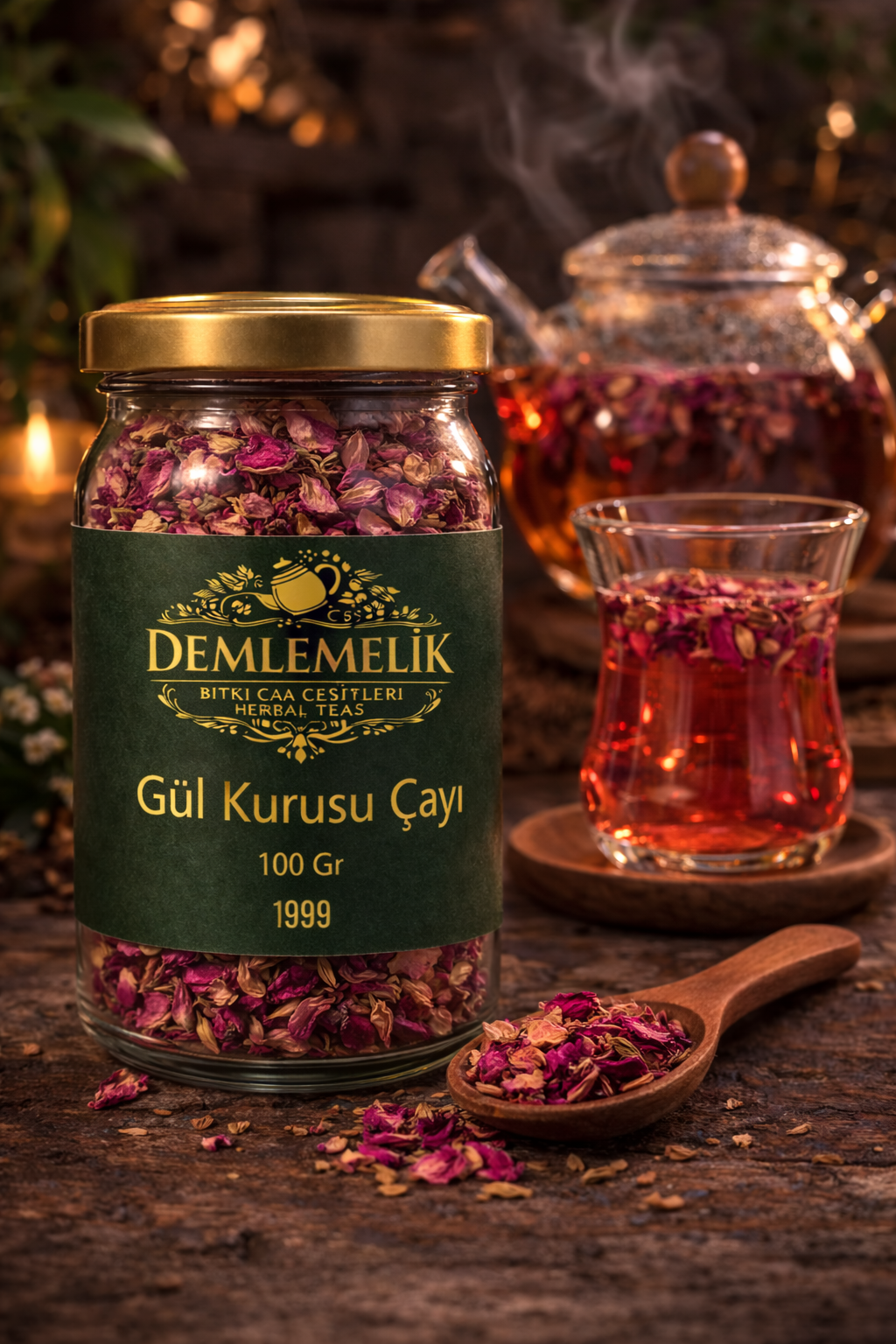 DBÇ005 GÜL KURUSU ÇAYI 100 GR