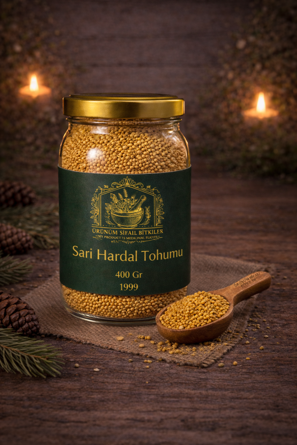 ÜŞT014 SARI HARDAL TOHUMU