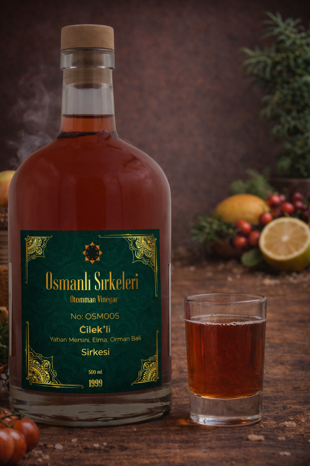 OSM 005  ÇİLEK’Lİ  (Çilek, Yaban Mersini, Elma, Orman Balı)  SİRKESİ