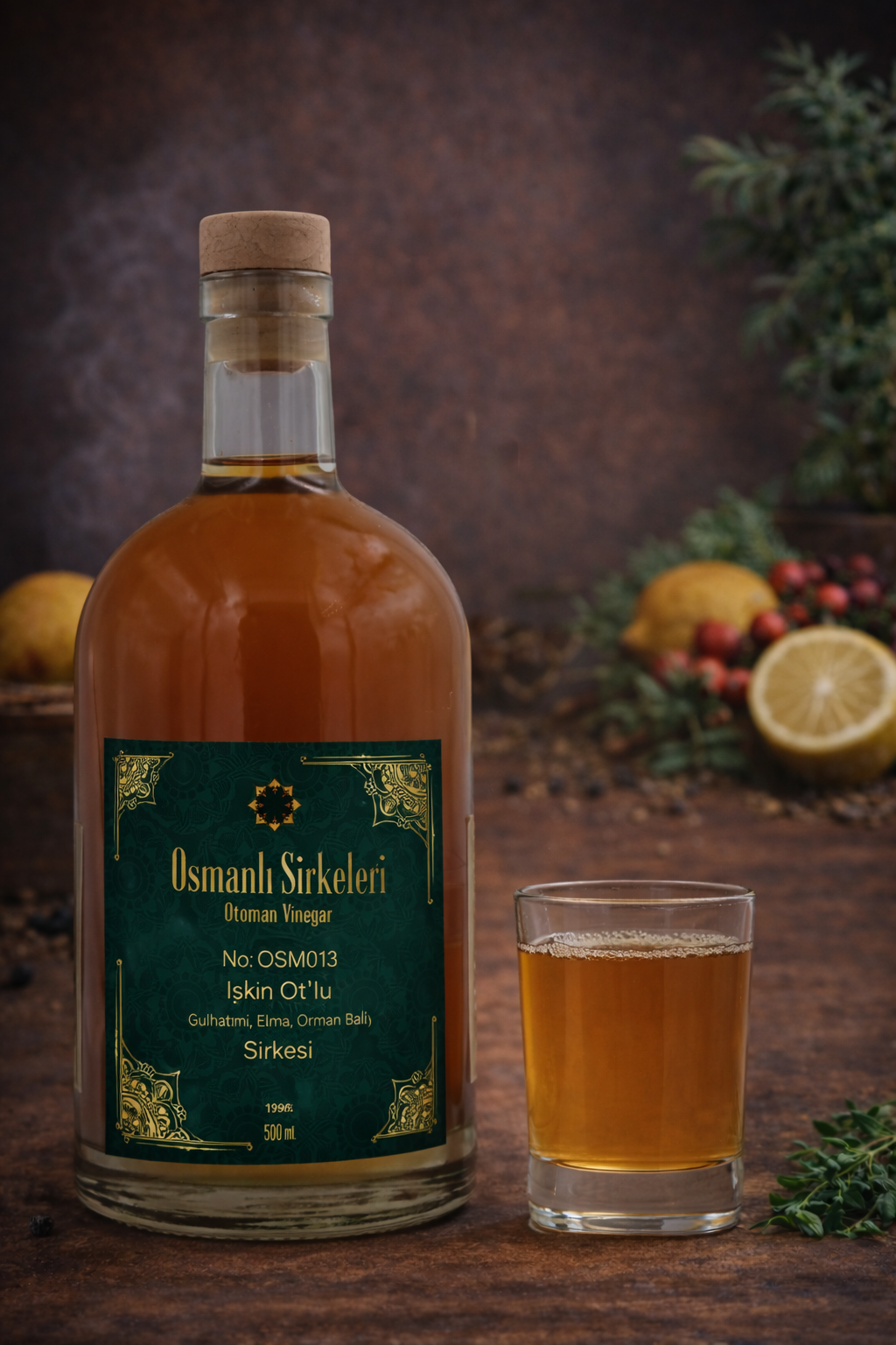 OSM 013  IŞKIN OT’LU  (Işkın Otu, Gülhatmi, Elma, Orman Balı)  SİRKESİ
