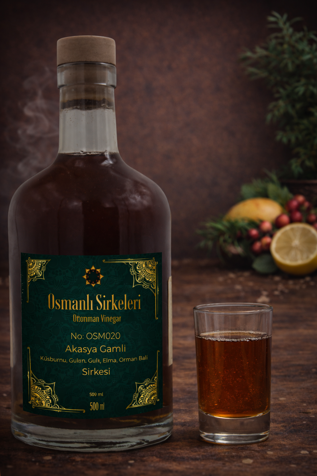 OSM 020  AKASYA GAM’LI  (Akasya Gamı, Kuşburnu, Gül, Elma, Orman Balı)  SİRKESİ