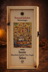 OSM 035  İMMÜN  (Elma, Arısütü, Siyah Bal, Polen, Perga, Propolis)  SİRKESİ