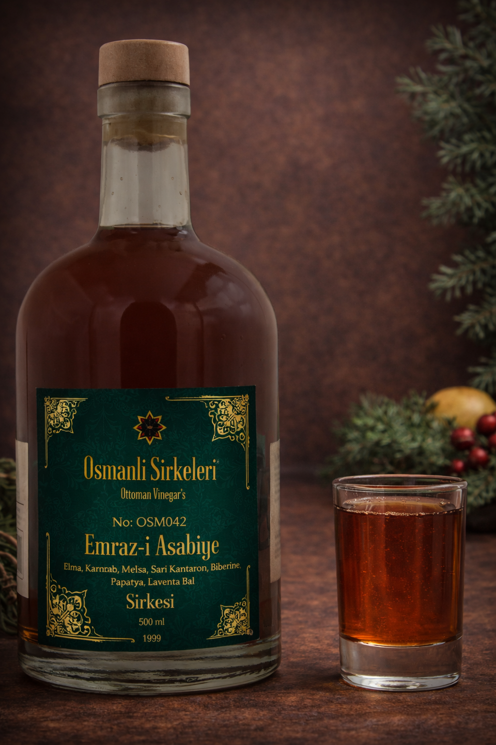 OSM 042 EMRAZ-İ ASABİYE (Elma, Karabaş, Melisa, S. Kantaron, Biberiye, Papatya, Lavanta B.) SİRKESİ