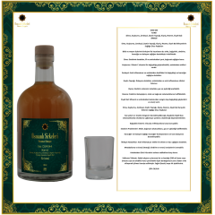 OSM 044  KAND  (Elma, Kuşburnu, Zerdeçal, Zeytin Yaprağı, Kişniş, Rezene, Siyah Bal)  SİRKESİ