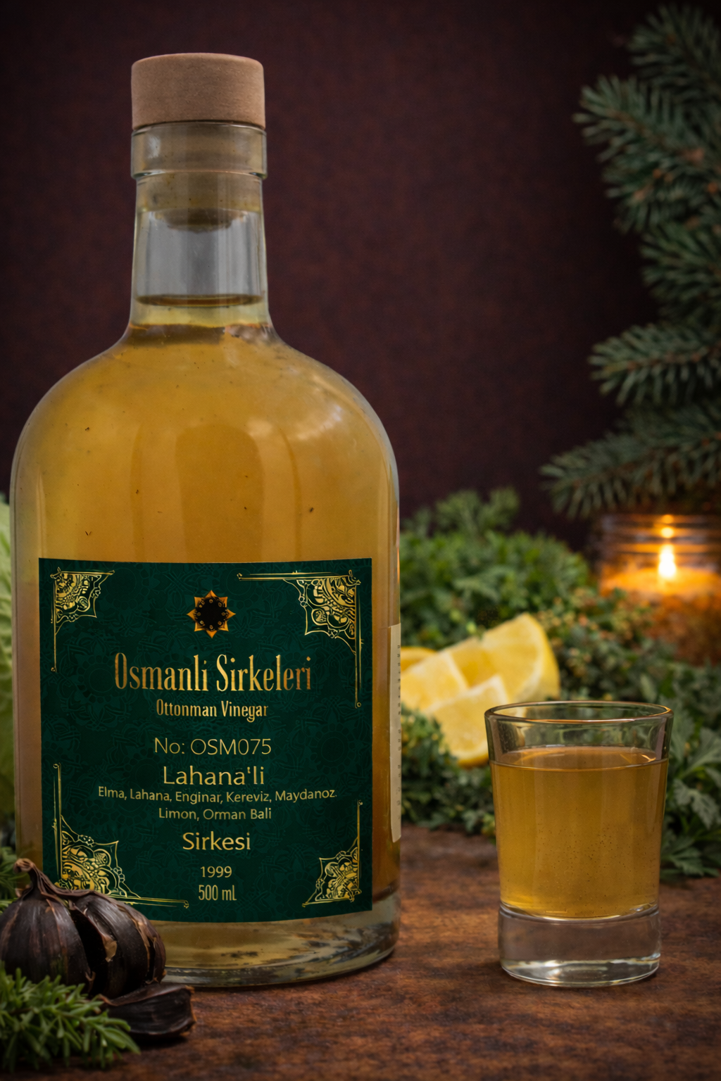 OSM 075  LAHANA’LI  (Elma, Lahana, Enginar, Kereviz, Maydanoz, Limon, Orman Balı)  SİRKESİ