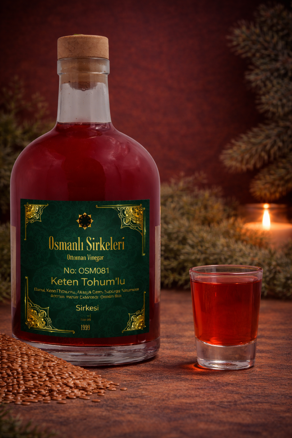 OSM 081 KETEN TOHUM’LU (Elma, Keten Toh., Akasya G., S. Tohumu, Aronya, K. Çekir., Orman B.) SİRKESİ