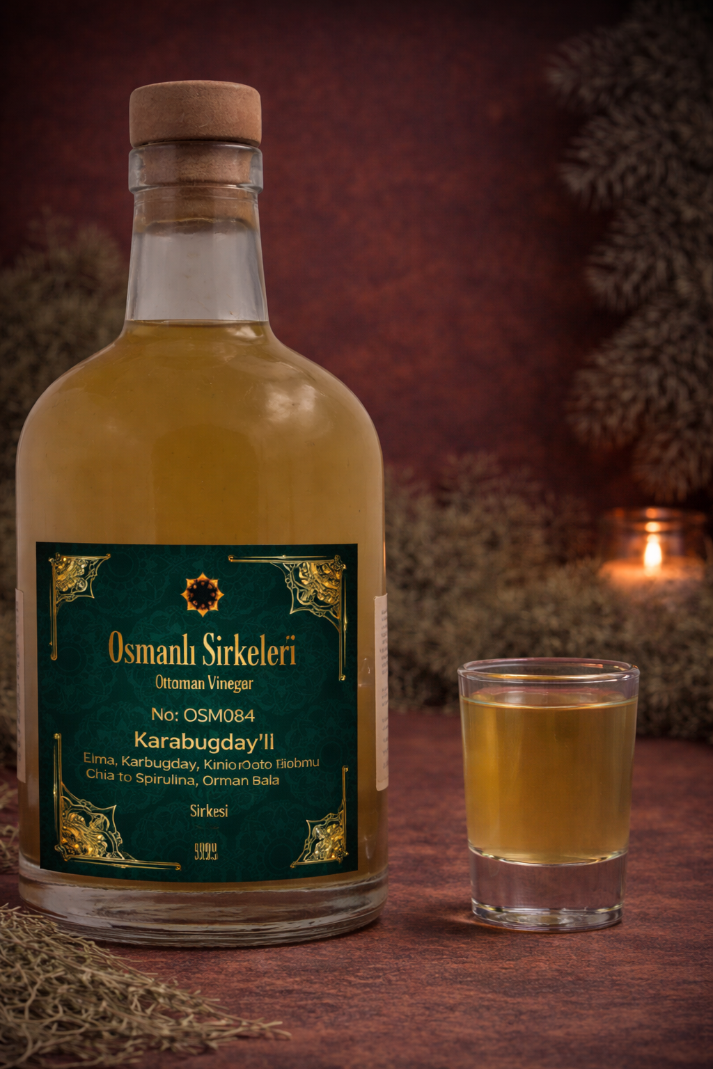 OSM 084  KARABUĞDAY’LI  (Elma, Karabuğday Kinoa Tohumu Chia Tohumu Spirulina Orman Balı)  SİRKESİ